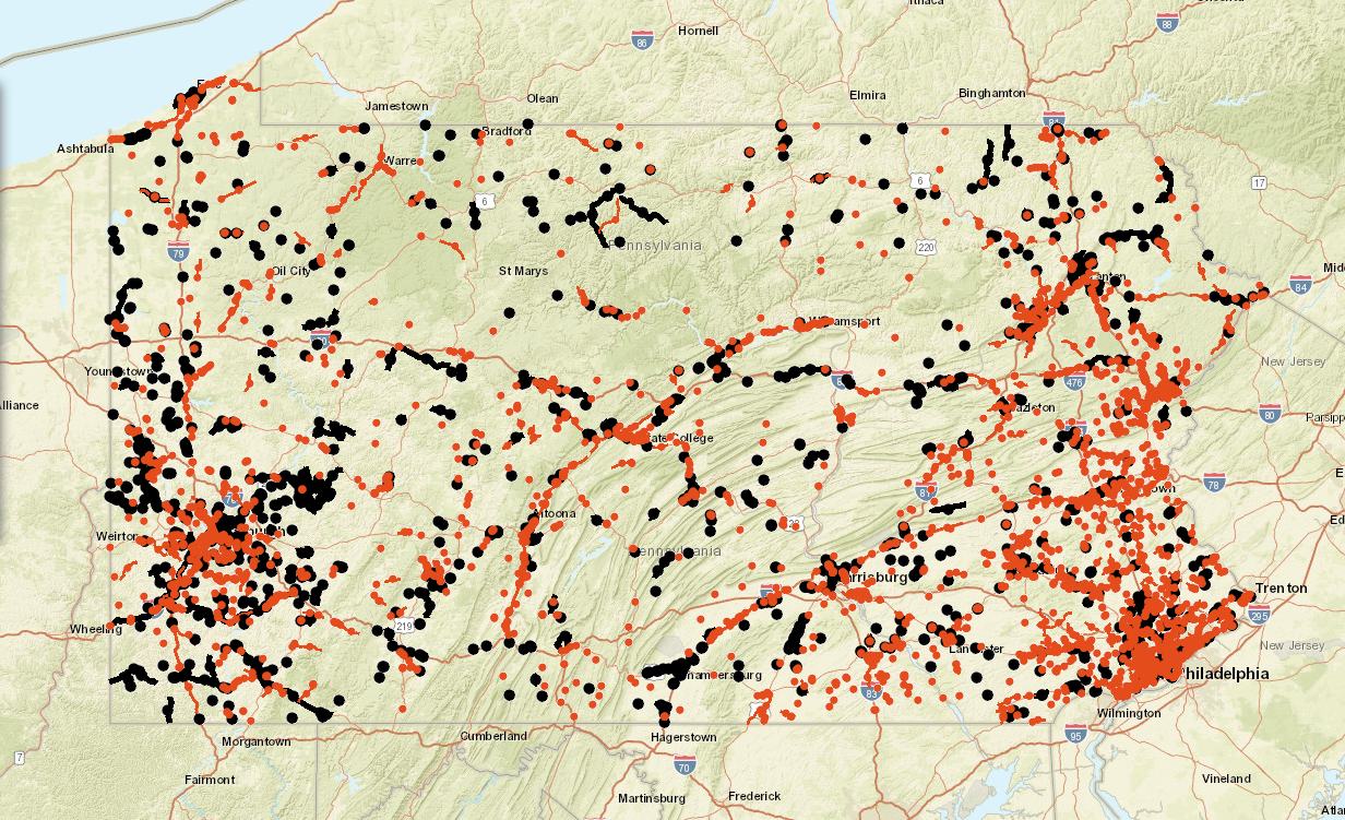 Pennsylvania Halts 6 6bn Worth Of Transport Projects Global   1703 PennDot Project Map 