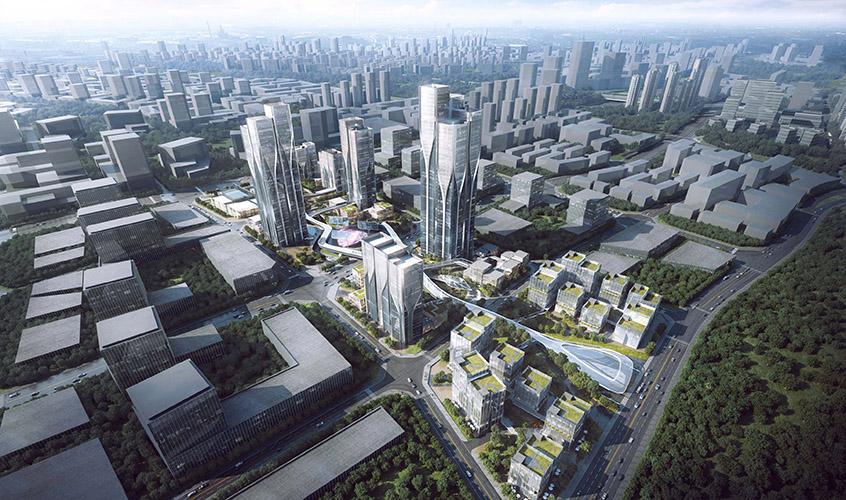 Work begins on Aedas' 'Cloud City' in western Chinese city of Chengdu ...