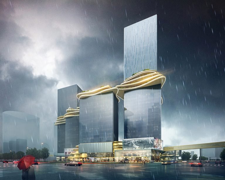 Aedas plans dragon-themed zhuhai hengqin headquarters for china