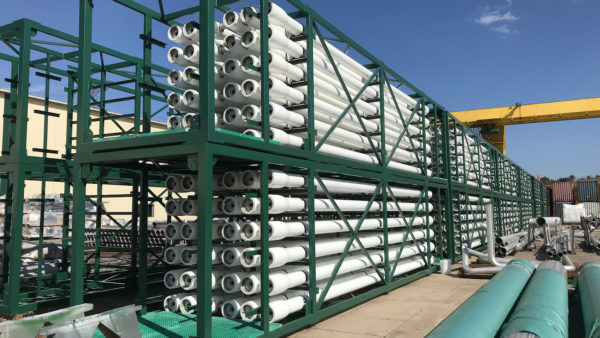 A modular desalination plant