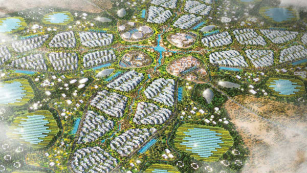 The four-lobed masterplan for the sustainable city