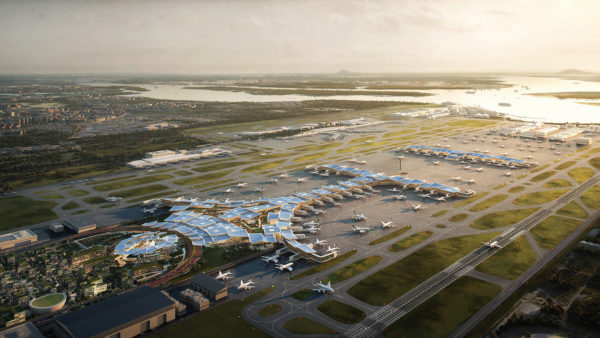 A render of Terminal 5 at Changi airport