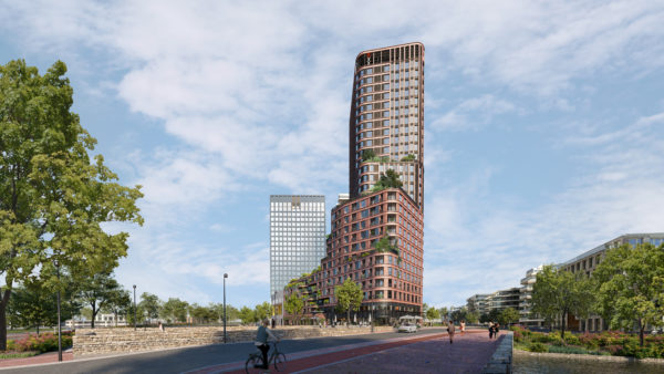 Mecanoo’s rendering of the Brink Tower