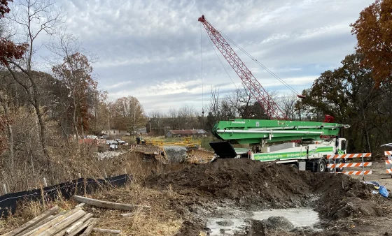 The site of the collapse (Clay County Sheriff’s Office)