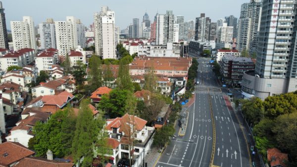 A deserted Shanghai during the April/May lockdown (Alberto Garcia/Dreamstime.com)