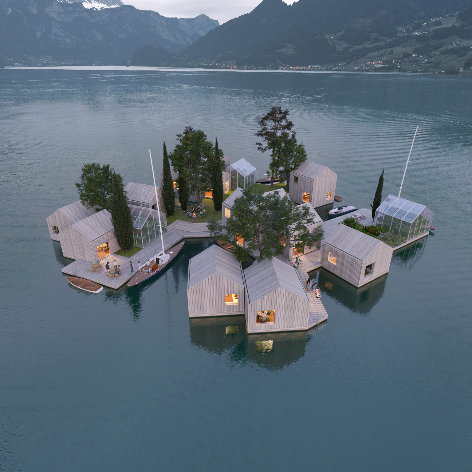 Modular floating homes will allow people to live on water - Global ...